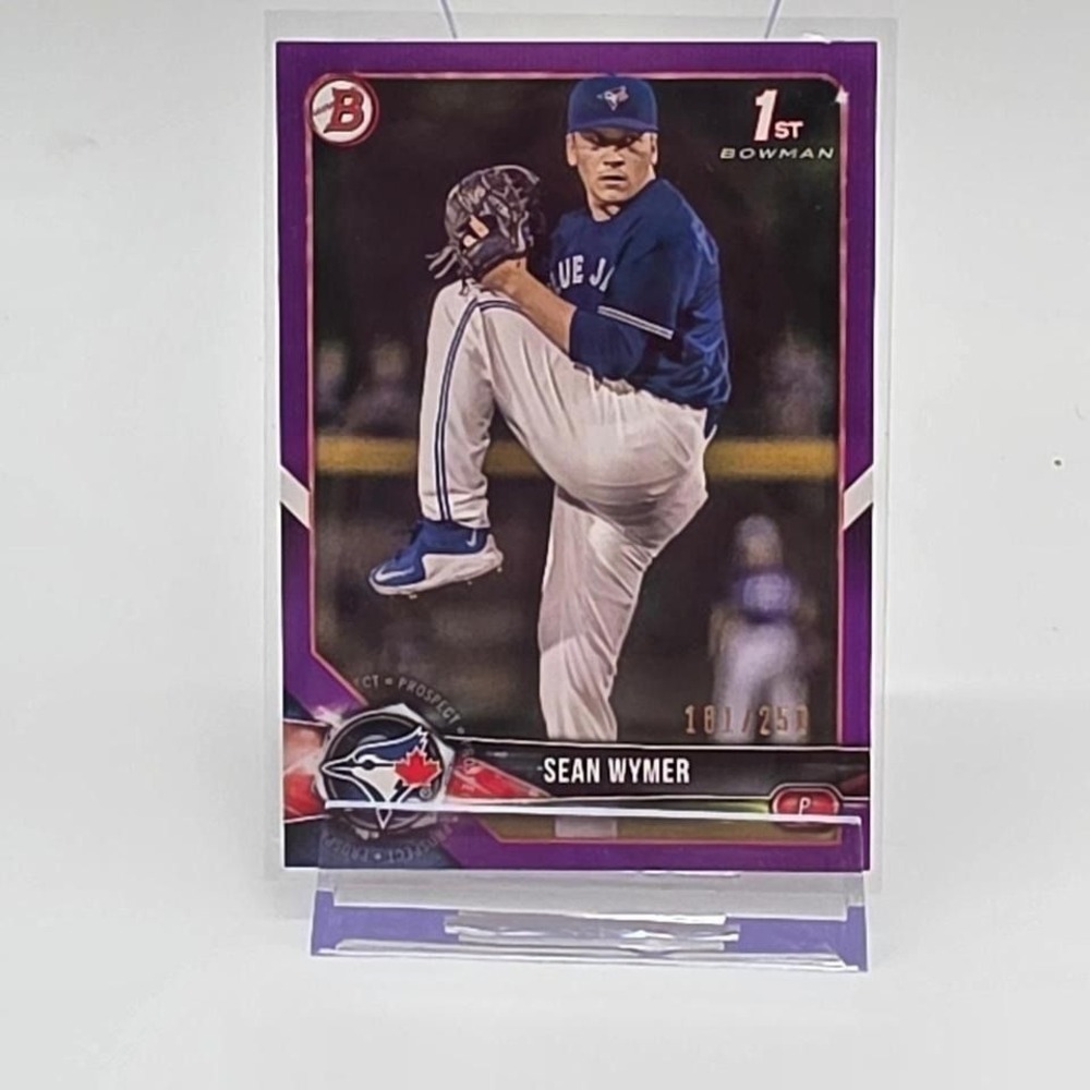 2018 Bowman Draft Sean Wymer 1st Bowman Purple Paper Parallel /250 BD-157